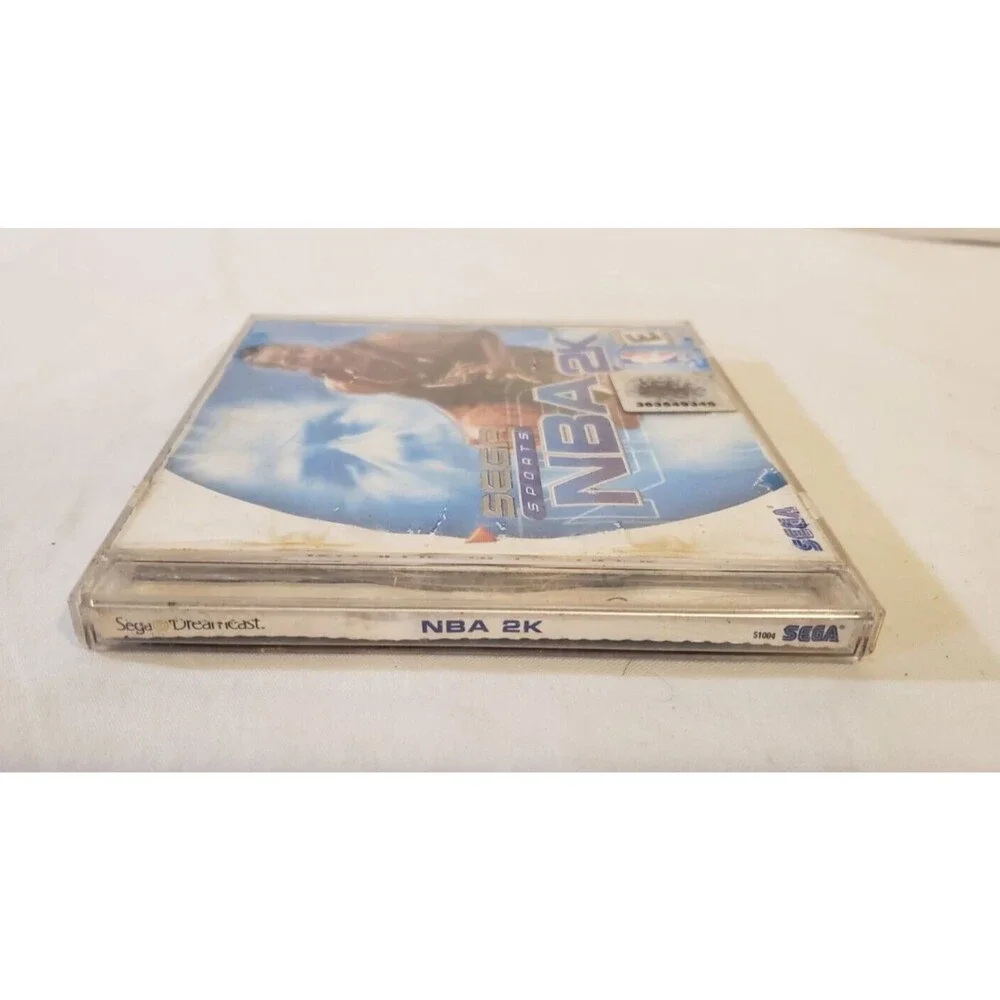 NBA 2K Sega Sports Allen Iverson Cover and NBA 2K1 (Sega Dreamcast, 2000) NFR